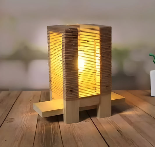 Wooden Table Lamp