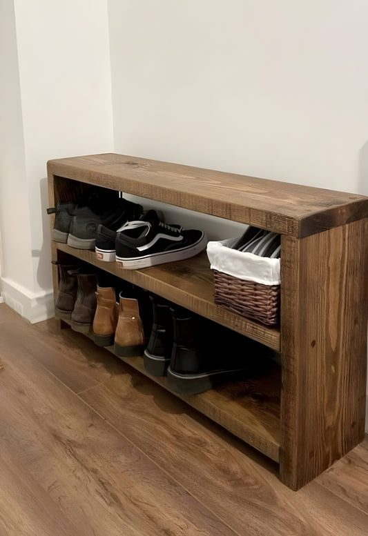 Modern Wood Shoe Rack